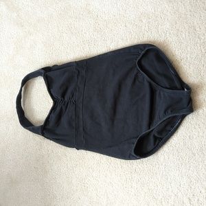 Black halter Motionwear leotard size M